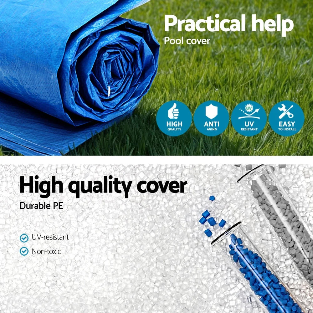 Bestway Pool Cover 264x174cm Rectangle Swimming Pool PE