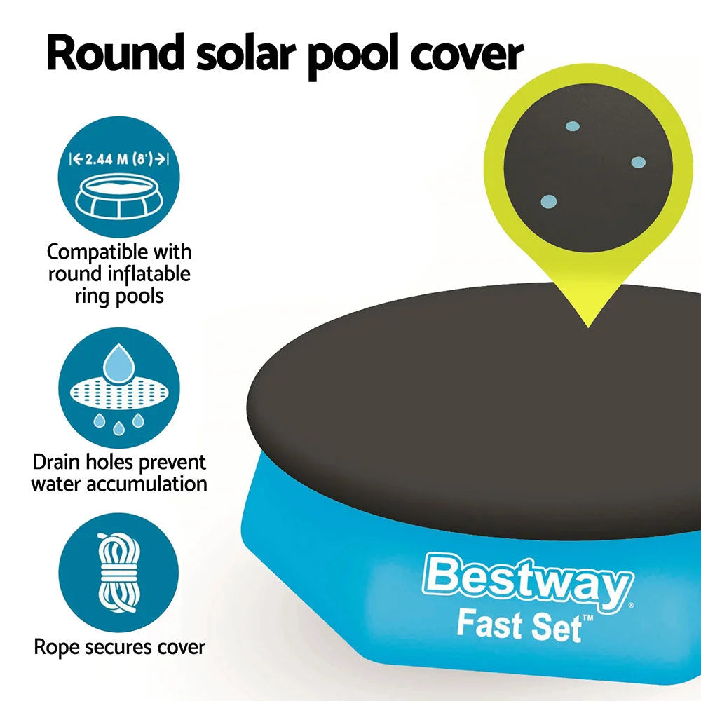 Bestway Pool Cover Fits 2.44m Above Ground Swimming Pool