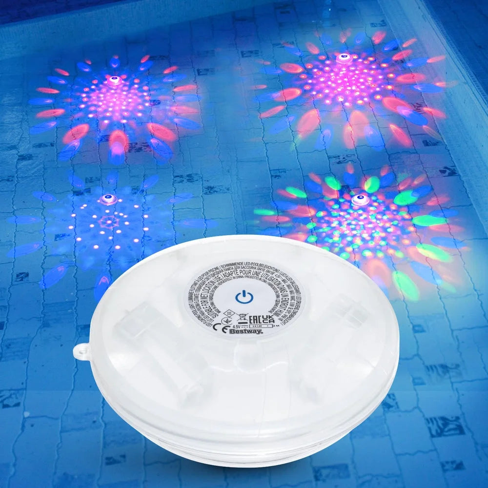 Bestway Pool Float Lamp LED Lights 7 Modes Multi Color