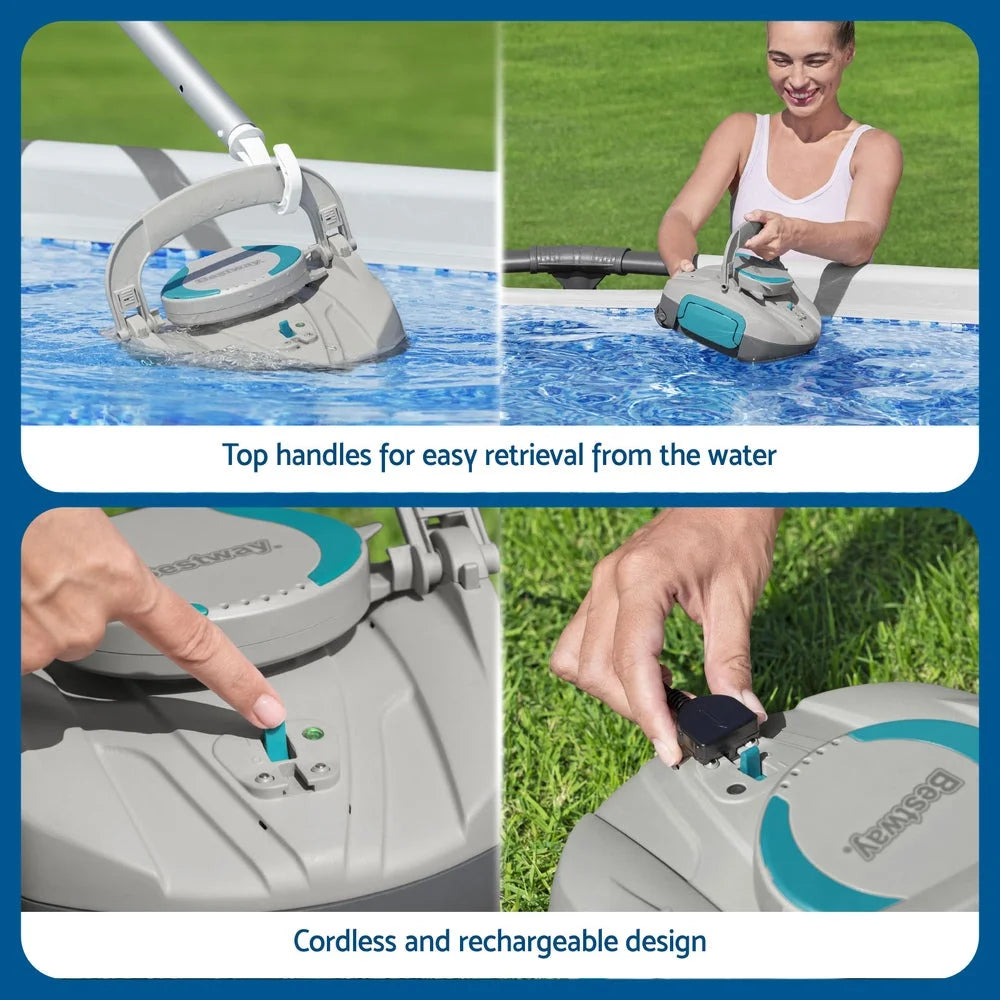 Bestway Robotic Pool Cleaner Cordless Automatic Robot Clean