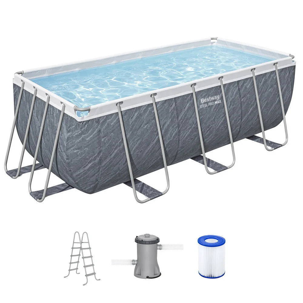 Bestway Swimming Pool 412x201x122cm Steel Frame Pool Set