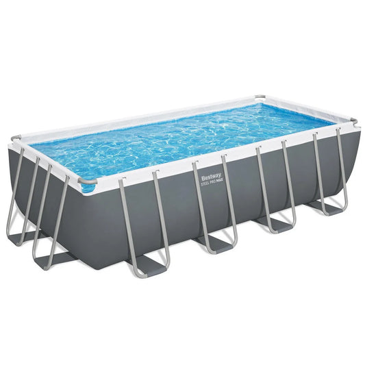 Bestway Swimming Pool Steel Frame Pool Set w/ Filter Pump