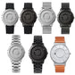 Bezel-free Magnetic Ball Watch - Men Design - Silver Steel