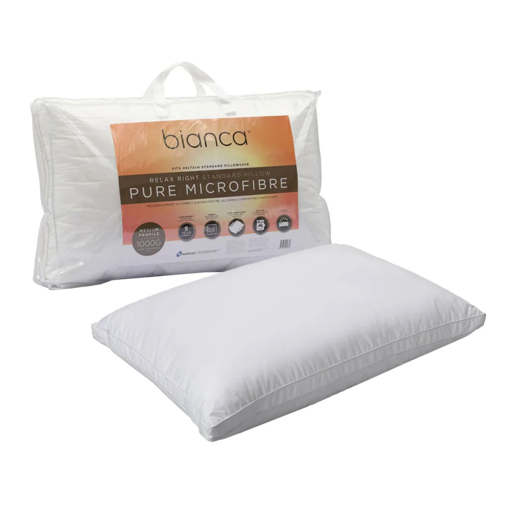 Bianca 1000g Relax Right Pure Microfiber Medium Profile