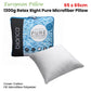 Bianca 1300g Relax Right Pure Microfiber European Pillow 65