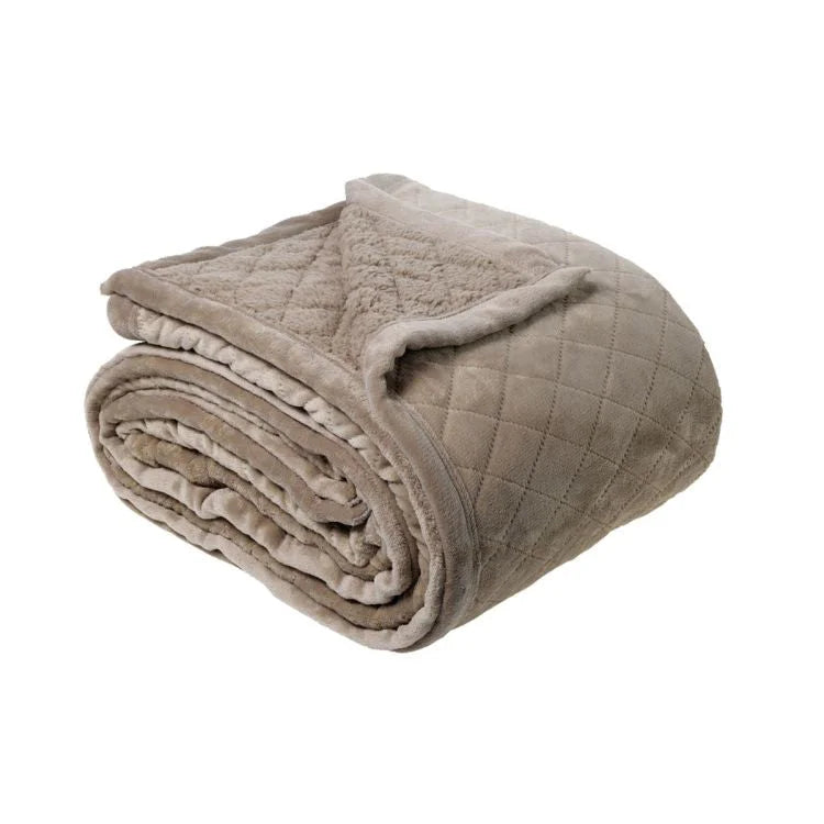 Bianca Mansfield Blanket Taupe (Also Known as Silver Grey)