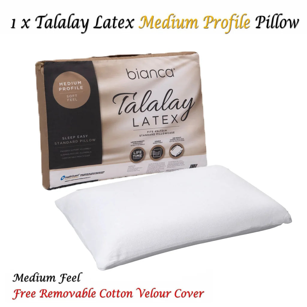Bianca Talalay Latex Medium Profile Pillow - Home & Garden