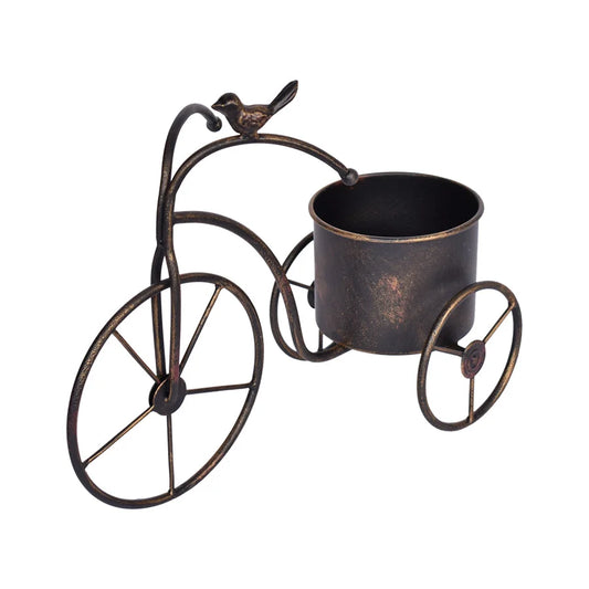 Bicycle Pot Planter w Bird 40cm - Home & Garden > Garden