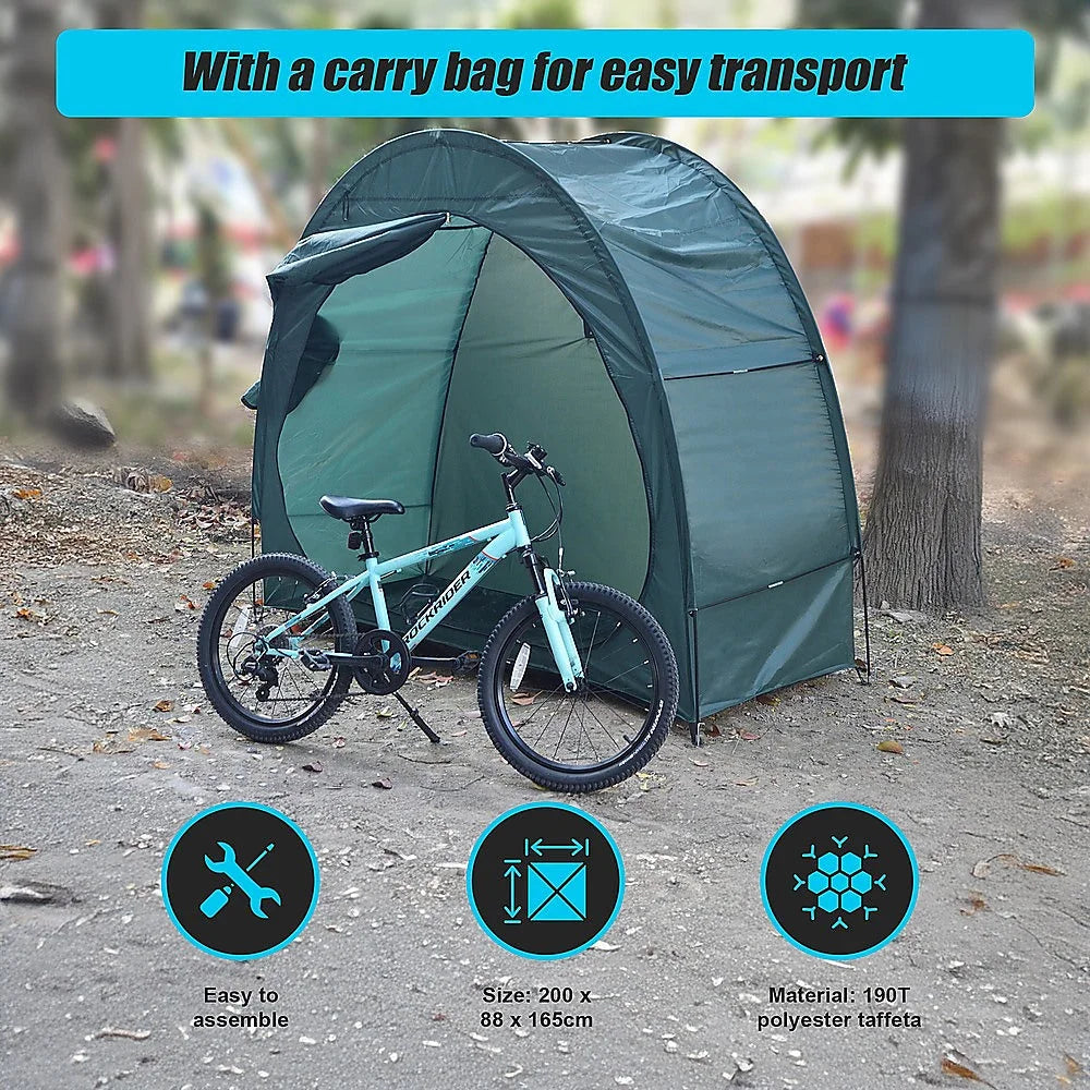 Bicycle Shelter Outdoor Bike Cave Garden Storage Shed Tent