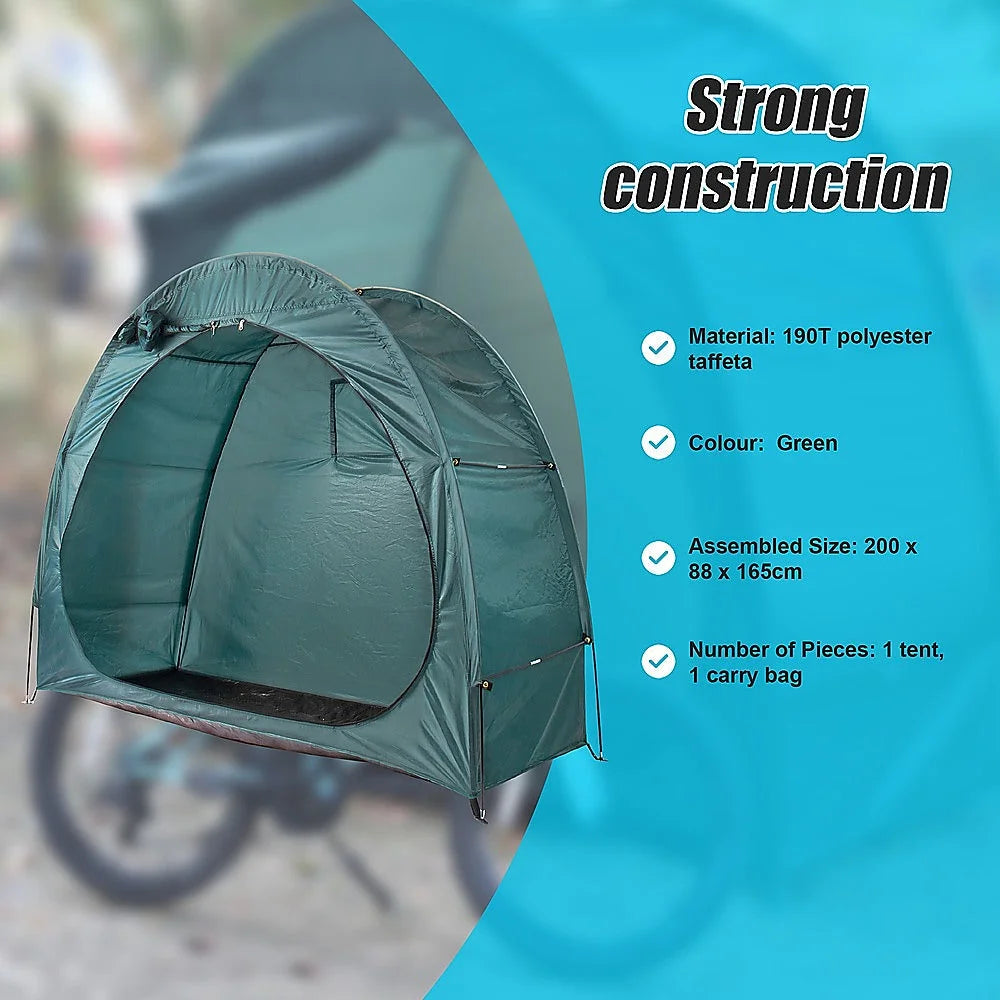 Bicycle Shelter Outdoor Bike Cave Garden Storage Shed Tent