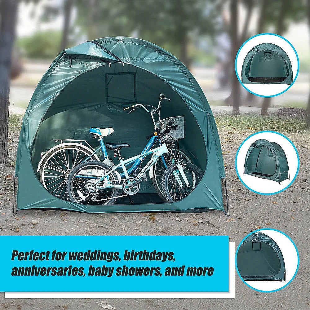 Bicycle Shelter Outdoor Bike Cave Garden Storage Shed Tent