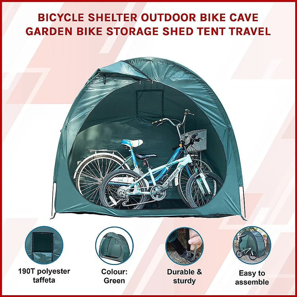 Bicycle Shelter Outdoor Bike Cave Garden Storage Shed Tent