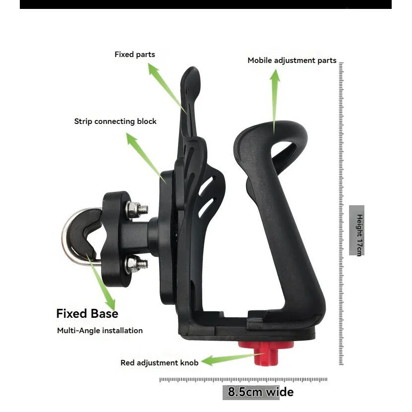 Bicycle water bottle rack motorcycle water bottle rack