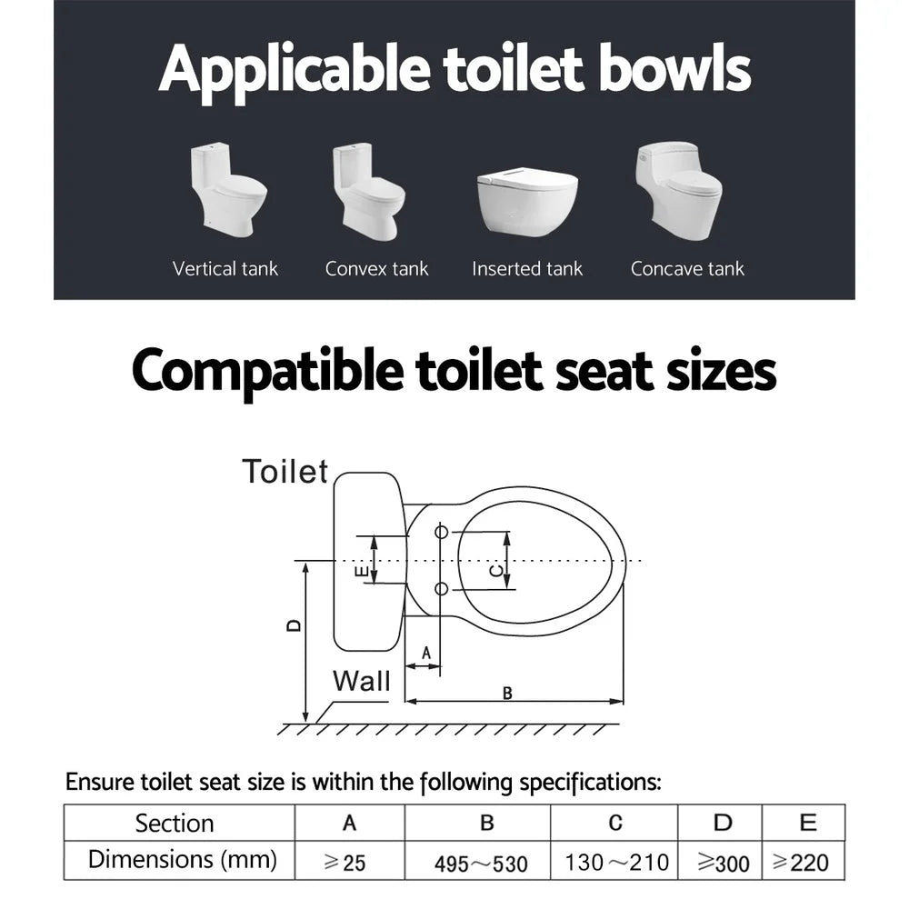 Bidet Toilet Seat Cover Electronic Smart Wash Seats