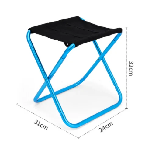 Big Blue Ultralight Portable Folding Camping Stool