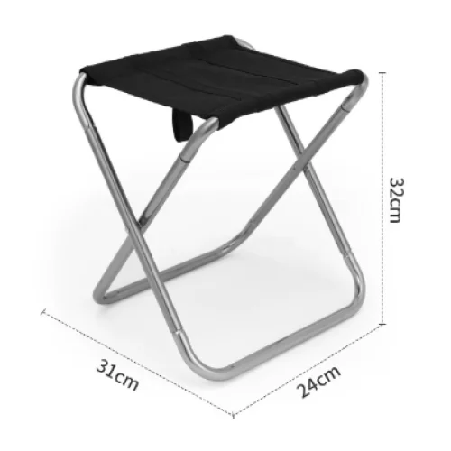 Big Grey Ultralight Portable Folding Camping Stool