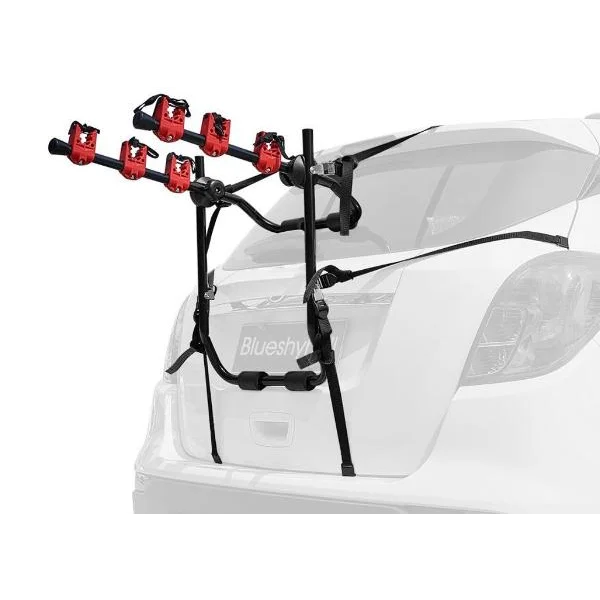Bike Car Rack Rear Boot - Holds Up to 3 Bikes - Sports &