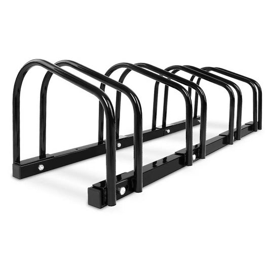 Bike Parking Rack Storage Stand - 4 Bicycle Instant Black
