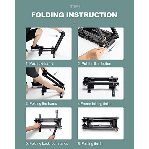 Bike Stand - Foldable Portable Aluminum Alloy 1.6kg Garage