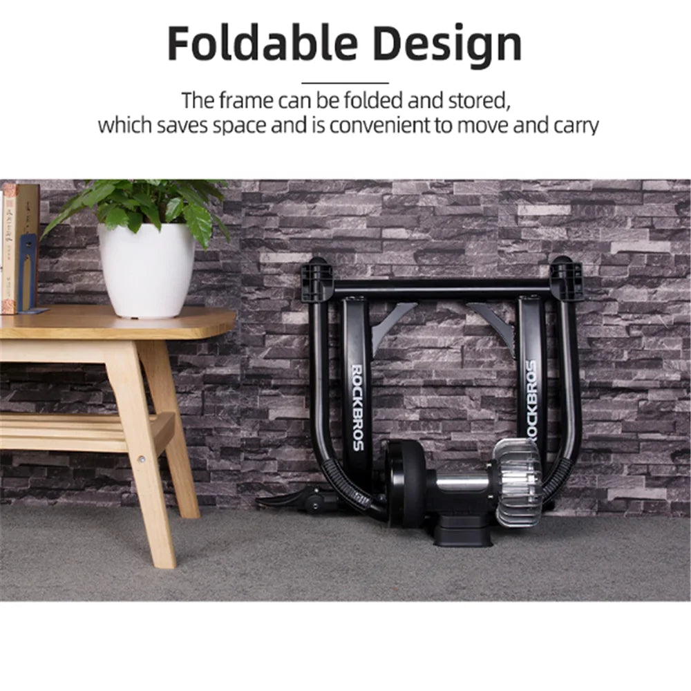 Bike Trainer Indoor Fluid - Foldable - Home & Garden
