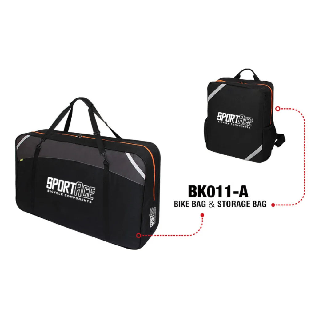 Bike Travel Bag SPORTACE Soft Shell Plane Case for Mountain