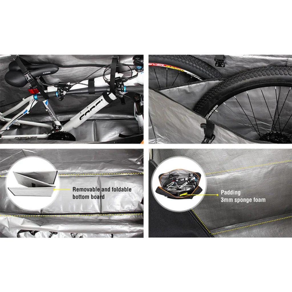 Bike Travel Bag SPORTACE Soft Shell Plane Case for Mountain
