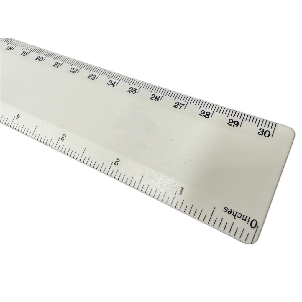Plastic Bio Ruler Bio Ruler 30cm Eco Friendly Biodegradable Corn Starch School Office ...