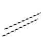 Biodegradable Eco Paper Drinking Straws 50 Pack - Black &