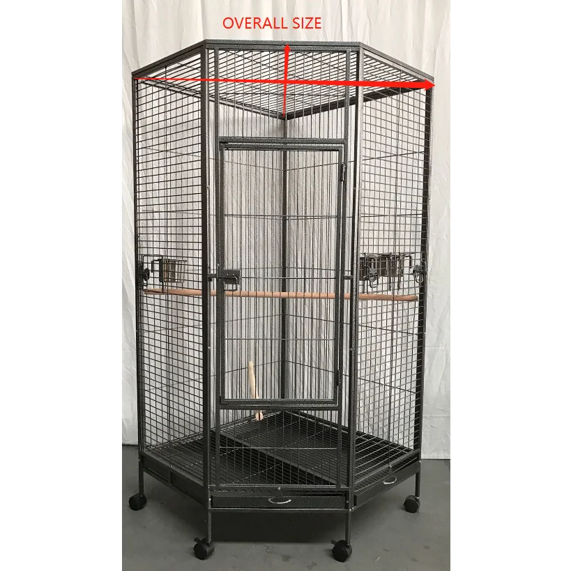 Bird Cage 162cm Large Corner Parrot Aviary Perch