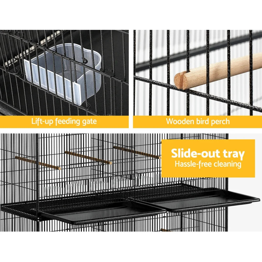 Large Aviary I Pet Cages Galvanised Parrot Bird Cage 175cm