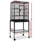 Bird cage aviary with large travel stand budgie