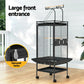 155cm pet cage with caster wheels and side handle rail