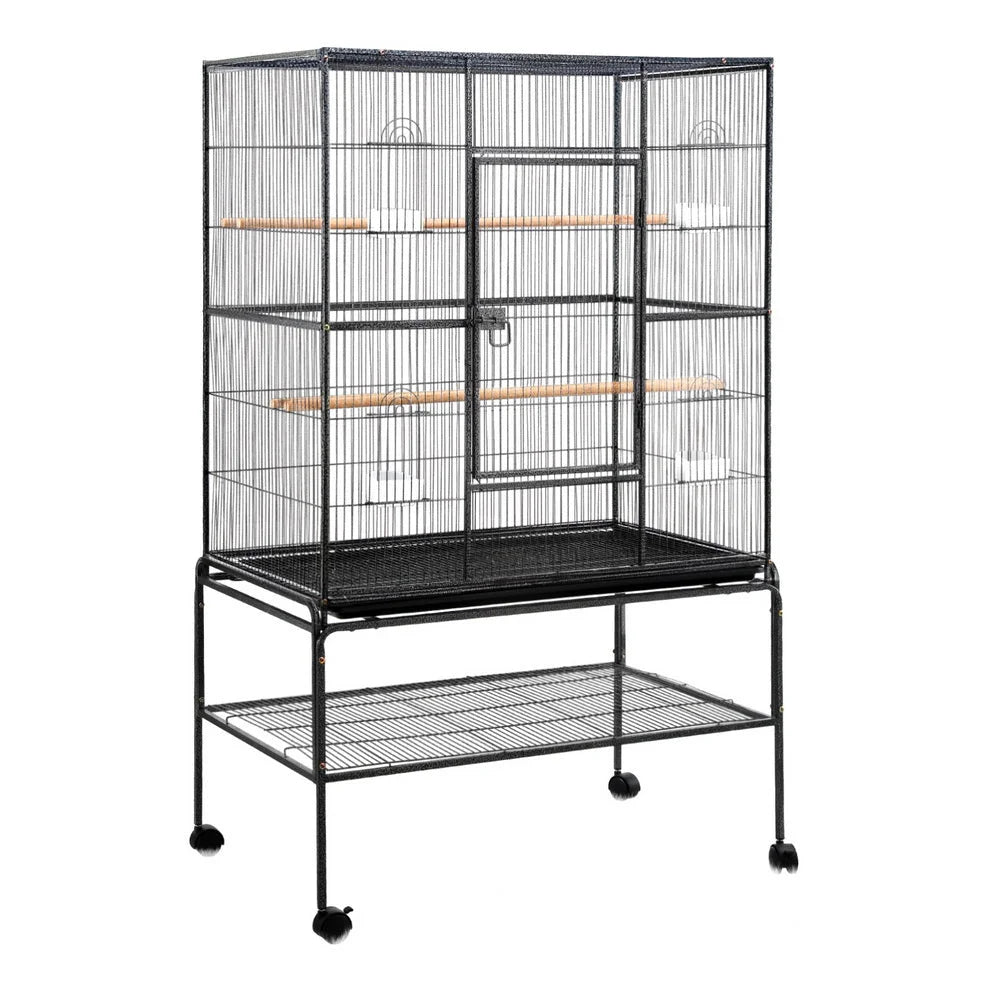 Bird Cage Large 160cm Parrot Aviary with Stand & Castor