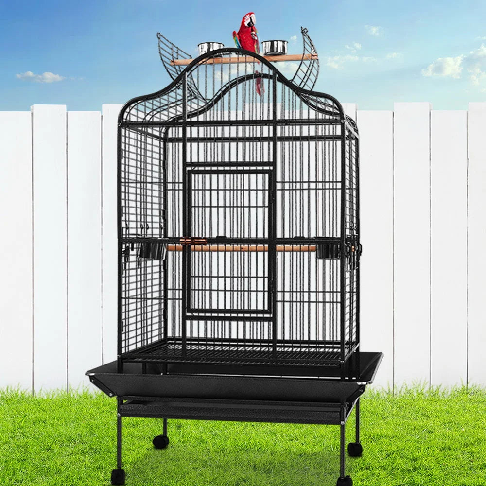 Bird Cage Large 168CM Pet Cages Aviary Travel Stand Budgie