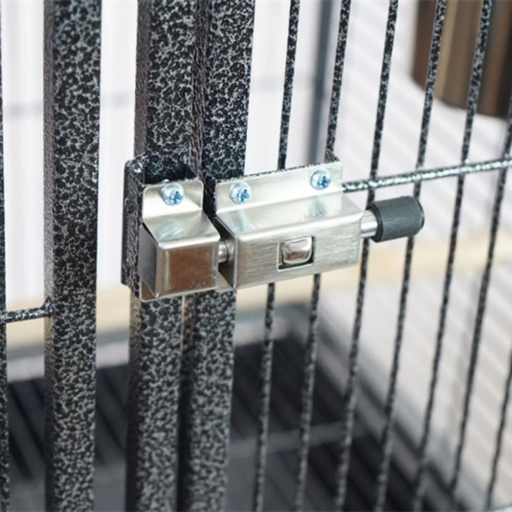 Bird Cage Large Budgie Parrot Aviary Carrier with Stand &