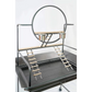 Bird Cage Large Parrot Playpen Gym Toy Stand with Ladder