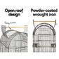 Bird Cage Large with Perch Black parrot pet