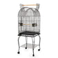 Large bird cage with Perch Black parrot pet