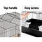 Bird Cage Medium with Perch black 279