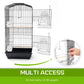 Bird Cage Parrot Aviary Veer 2-IN-1 Design 92cm