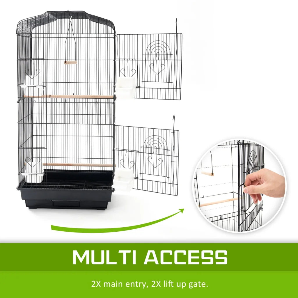 Bird Cage Parrot Aviary Veer 2-IN-1 Design 92cm