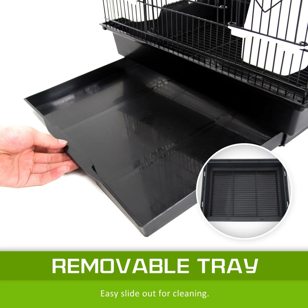 Bird Cage Parrot Aviary Veer 2-IN-1 Design 92cm