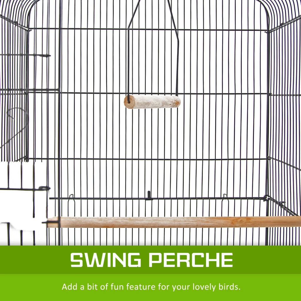 Bird Cage Parrot Aviary Veer 2-IN-1 Design 92cm