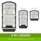 Bird Cage Parrot Aviary Veer 2-IN-1 Design 92cm