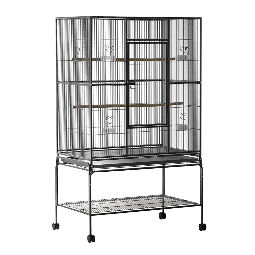 Bird Cage Pet Cages Aviary 137CM Large Travel Stand Budgie