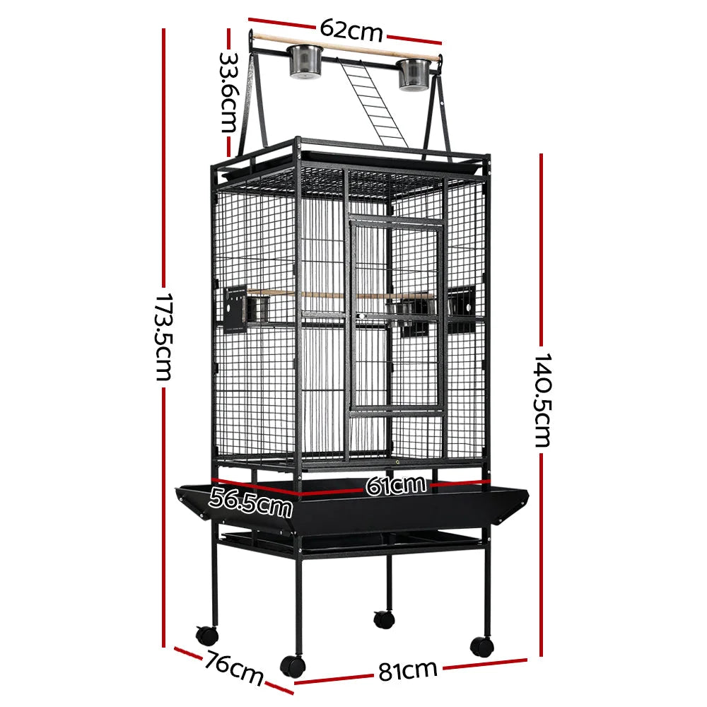 Bird Cage Pet Cages Aviary 173CM Large Travel Stand Budgie