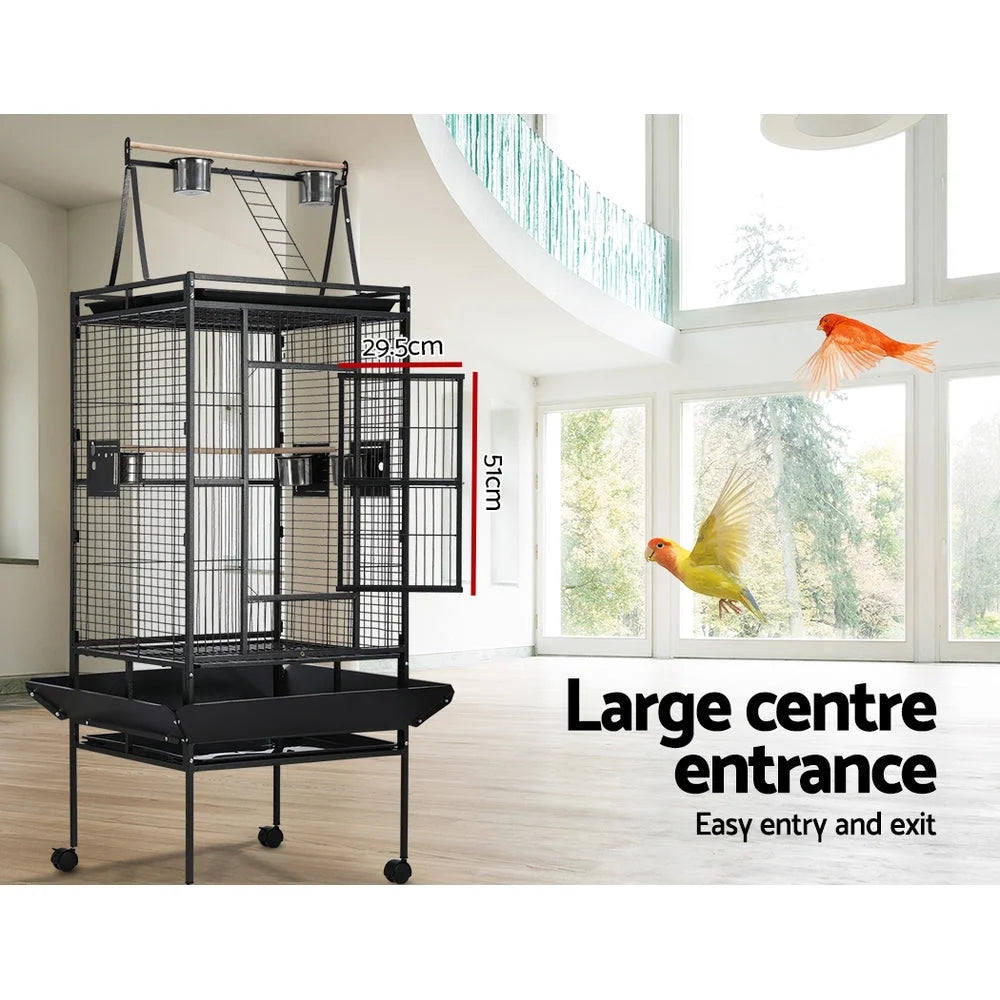 Bird Cage Pet Cages Aviary 173CM Large Travel Stand Budgie