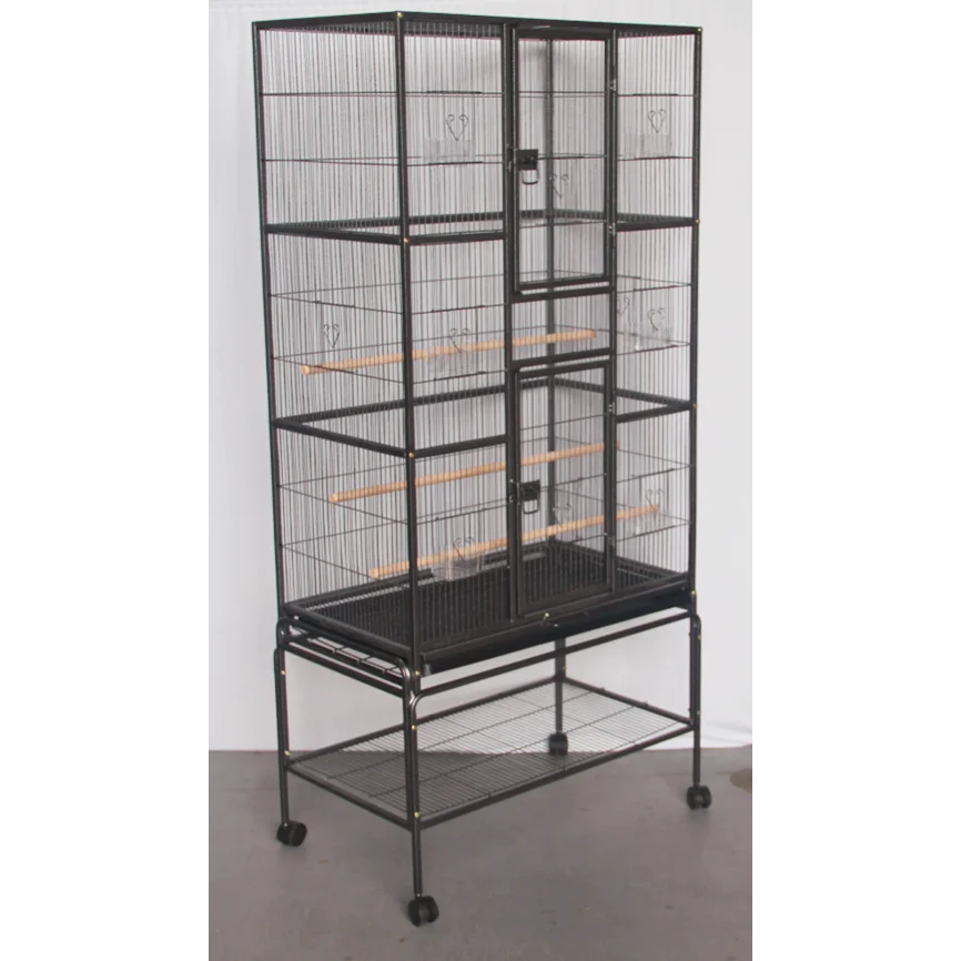 Bird Cage Small Parrot Budgie Aviary With Stand 174 cm