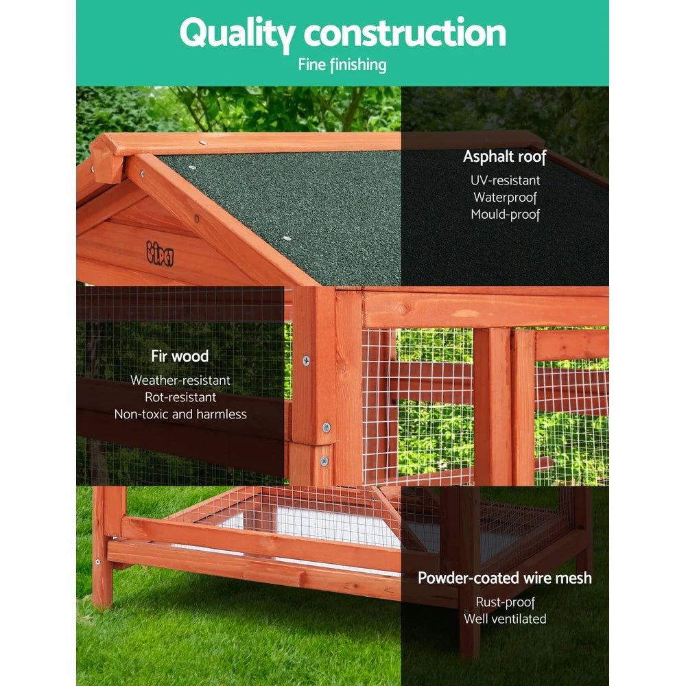 Bird Cage Wooden Pet Cages Aviary Large Carrier Travel