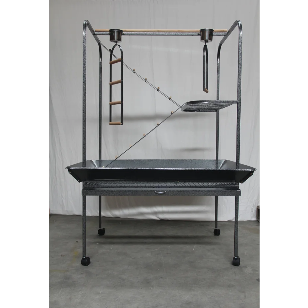 Bird Cage XXL Parrot Playpen Gym Toy Stand with Swing